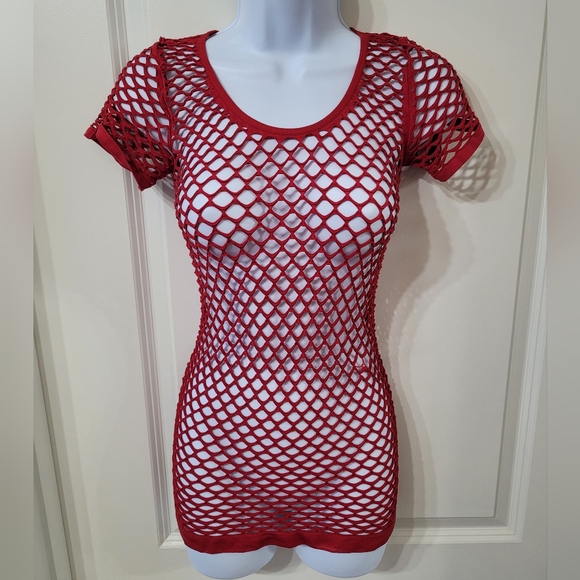 RED FISHNET - Picture 2 of 4
